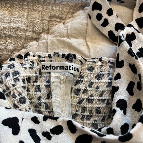 Reformation Ellora Top in Animal Print - Picture 4 of 4